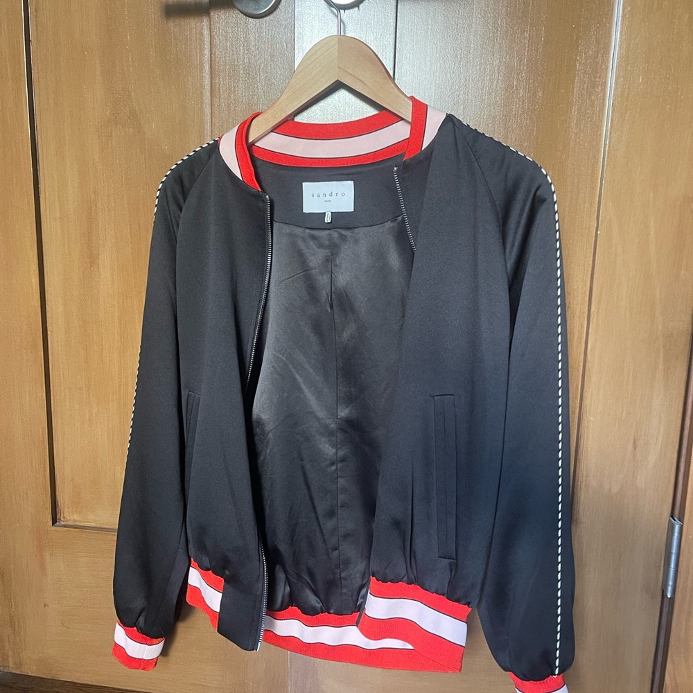 Sandro Bomber Love Karma Satin Finish